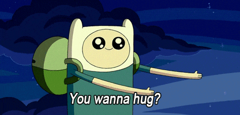 Finn asks 'You wanna hug?'