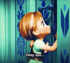 Frozen's Anna Says 'Okay, Bye...'