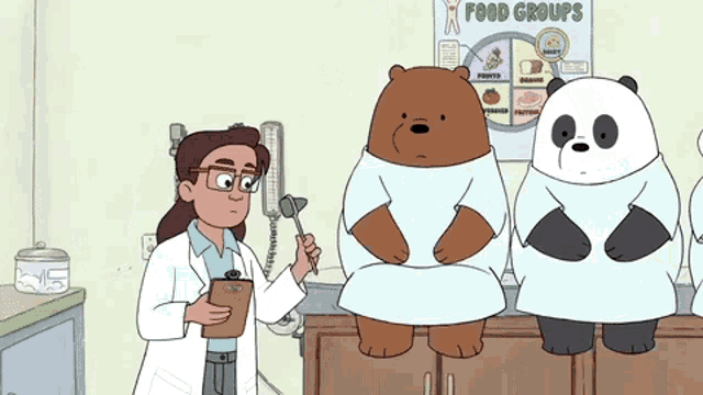 Doctor's Visit for Three Bears