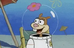 Laughing Sandy Cheeks from Spongebob