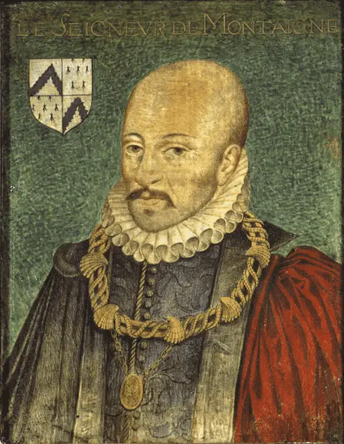 Michel de Montaigne Winking Portrait