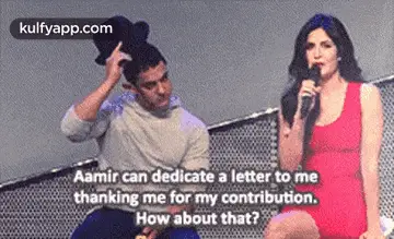 Katrina Kaif to Aamir: Dedicate a letter to me!