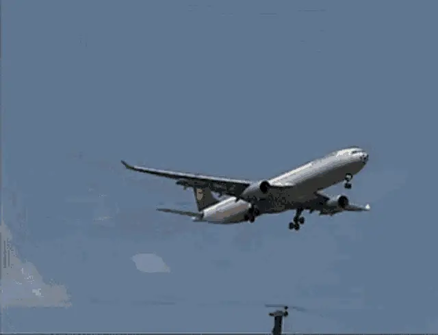 Lufthansa Airplane Flying
