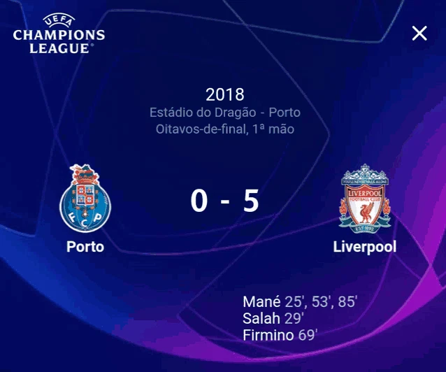 Porto Vs Liverpool Meme