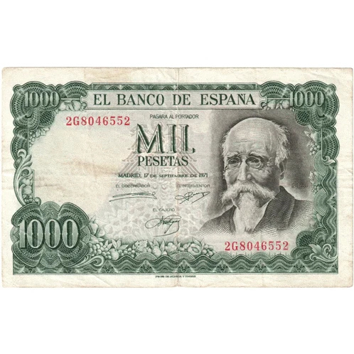 Pesetas 1000 España Meme