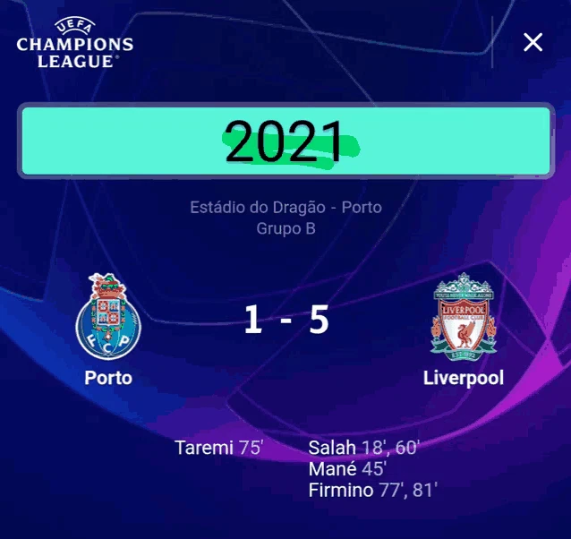 Porto Vs Liverpool Meme