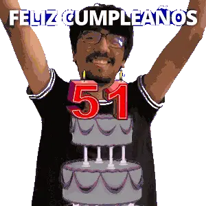 Feliz Cumpleaños Feliz Cumpleaños 51 Sticker