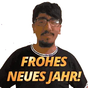 Frohes Neues Jahr Frohes Neues Jahr Feier Sticker