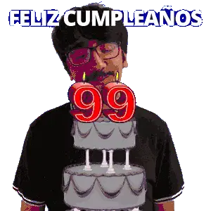 Feliz Cumpleaños Feliz Cumpleaños 99 Sticker