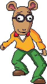 Arthur Dancing Sticker