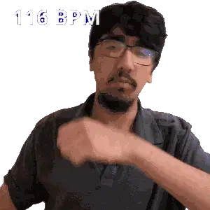 116 Bpm One Hundred And Sixteen Bpm Sticker