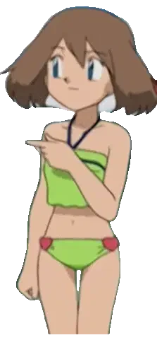 Pokémon May Bikini Sticker