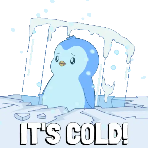 Winter Cold Sticker