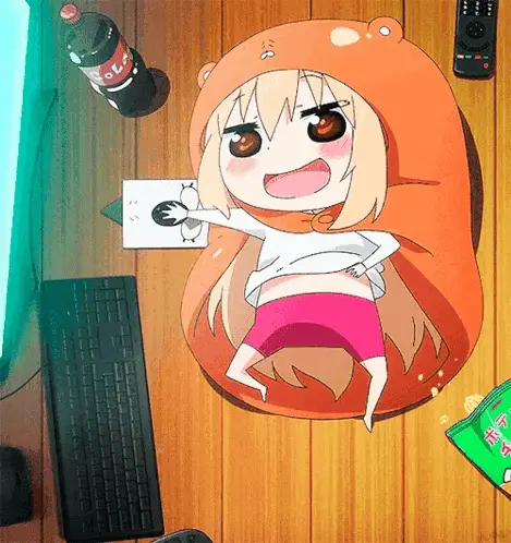 Umaru-chan's Lazy Anime Life – free GIF download