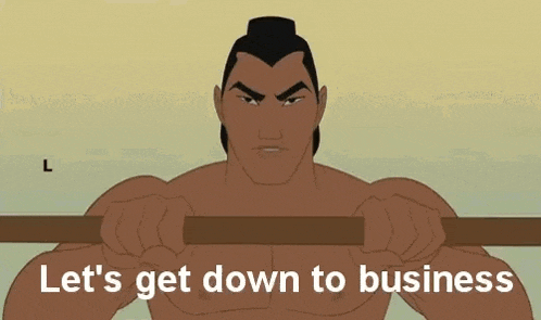 Mulan's Li Shang: Let's Get Down To Business