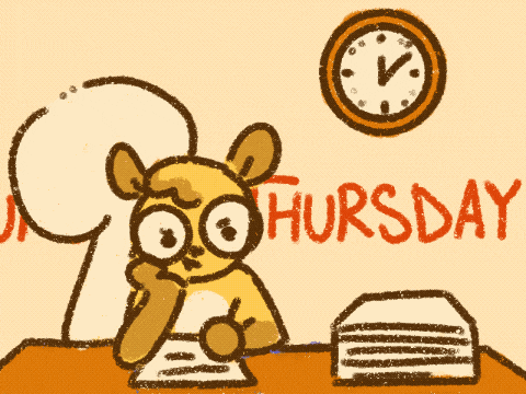 Happy Thursday? Gus and Sunny's Workday