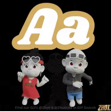 A Aa - Cartoon Characters Dancing