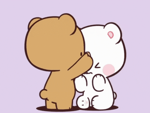 Mocha Bear Kisses Milk Bear's Bandaid