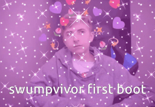 Purpled: Swumpvivor First Boot Meme