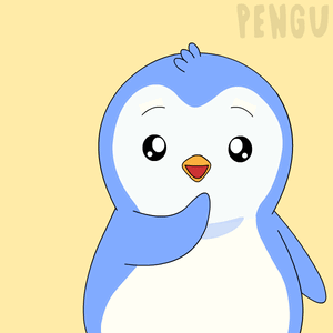 Pengu Pudgy Spreading Love with a Kiss – free GIF download | meme platform | memes GIF
