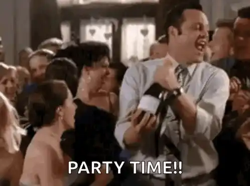 Champagne Poppin' Party Time