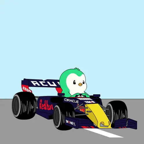 Abster Abstract: Penguin Red Bull F1 Race