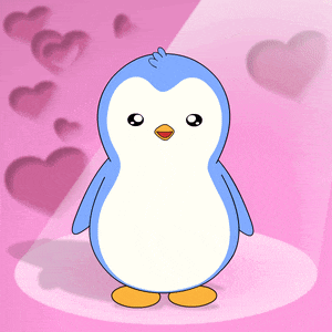 Cute Penguin Sends Love