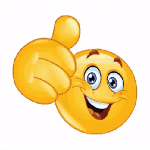 Smiley Face Thumbs Up Emoji