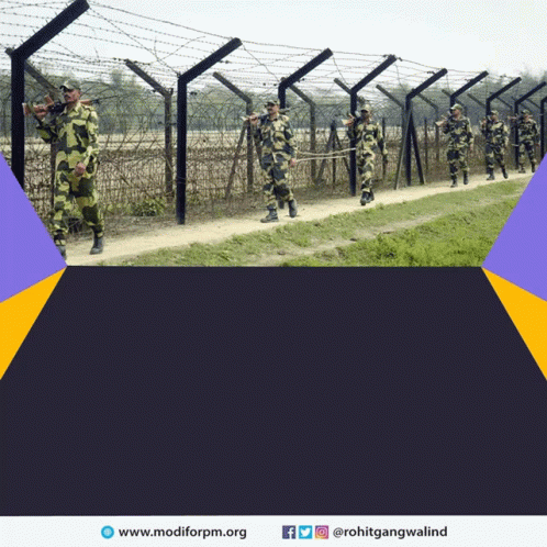 Modiji 56inch: Indian Soldiers at Border