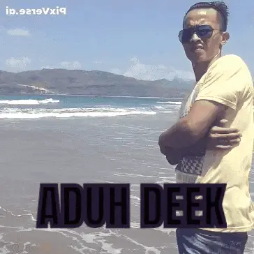 Man on Beach with CGI Dragon - Aduh Deek