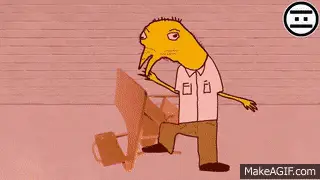Ratta Animation: Green Character Waving
