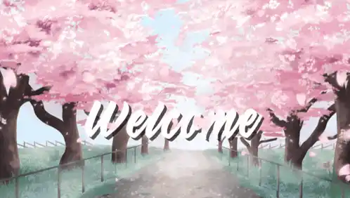 Welcome Cherry Blossom Animation