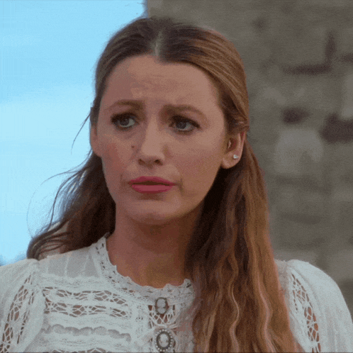 Blake Lively's Sad Expression
