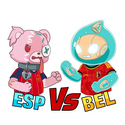 Masters of Mayhem Spain vs Belgium | FIFA World Cup Quarter Final Sticker
