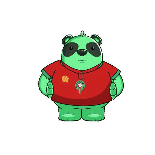 Green Panda Morocco Goal Celebration | Nice Goal FIFA World Cup GIF