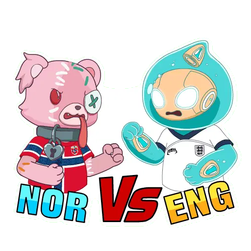 Masters of Mayhem Norway vs England | FIFA World Cup Quarter Final Sticker
