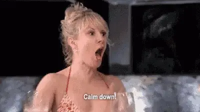 Aviva Yells 'Calm Down!'
