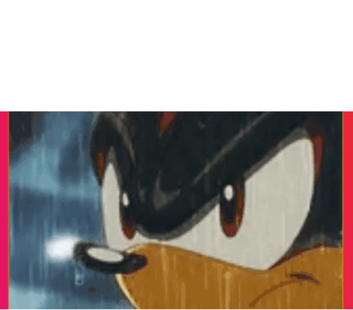 Sonic, Shadow, Tails in Rain - The Hedgehog Sticker