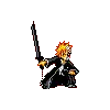 Bleach Coolboy Pixel Art Energy Release Sticker