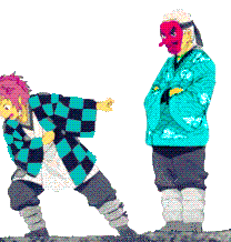 Fud NFT Demon Slayer Tengu Pixel Art