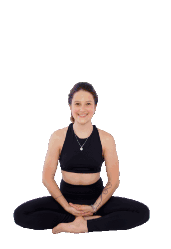 Mari Pratti Yoga Poses Sticker