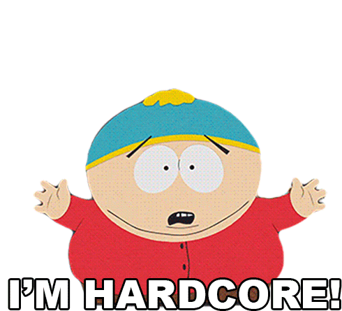 Eric Cartman: I'M HARDCORE! South Park Sticker