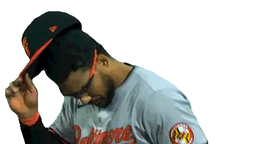 Anthony Santander Thanking God MLB Baseball