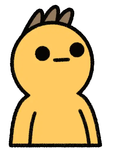 Safely Endangered character holding a knife sticker