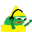 Donk Jam Frog Waving Sticker