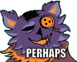 Seam Deltarune Sticker - Perhaps Emote