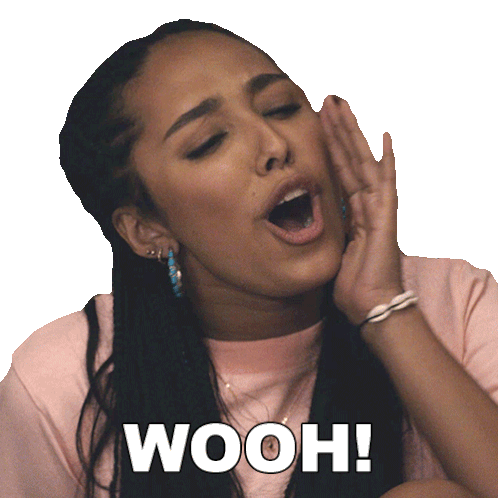 Sofia Shouts Wooh Excitedly