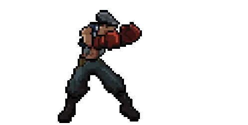 Lee Sin Pixel Art Boxer Sticker