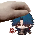 Blade Yingxing Petting Sticker Honkai Star Rail