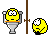 Potty Dance Pixel Art Sticker